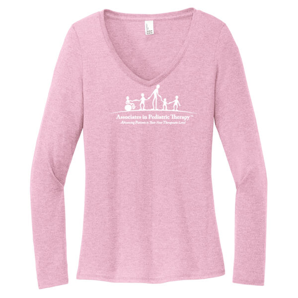 APT - Women's Perfect Tri ® Long Sleeve V Neck Tee Thumbnail