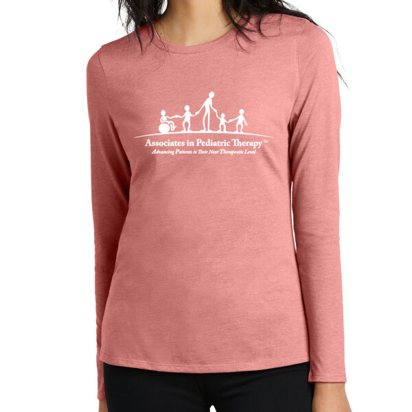 APT - Women's Perfect Blend ® CVC Long Sleeve Tee Thumbnail