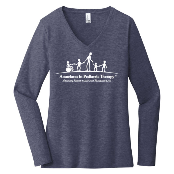 APT - Women's Very Important Tee ® Long Sleeve V Neck Thumbnail