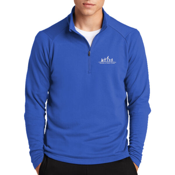 APT - Lightweight French Terry 1/4 Zip Pullover Thumbnail