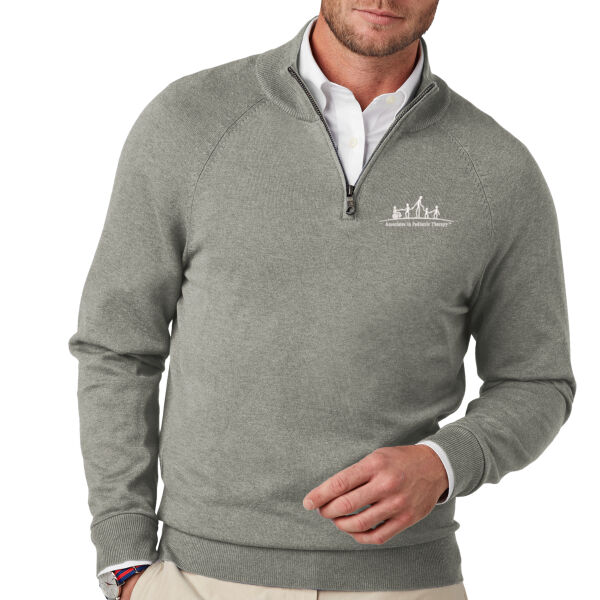 APT - Cotton Stretch 1/4 Zip Sweater Thumbnail