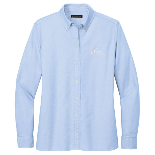 APT - Women's Casual Oxford Cloth Shirt Thumbnail