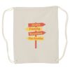 Canvas Drawstring Backpack Thumbnail